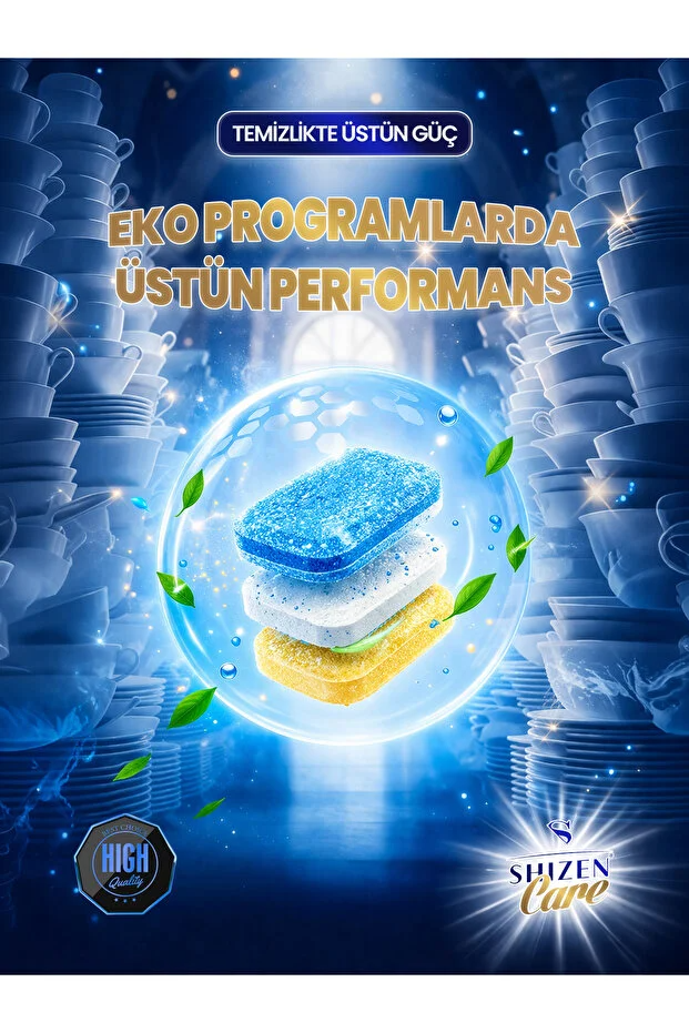 Care CleanX 40’Lı Bulaşık Makinesi Tableti (40Tablet) Hepsi Bir Arada Güçlü Temizlik