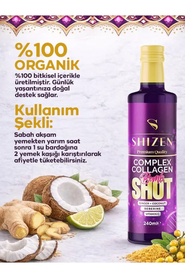 Shizen Kozmetik Complex Collagen Bomb Shot