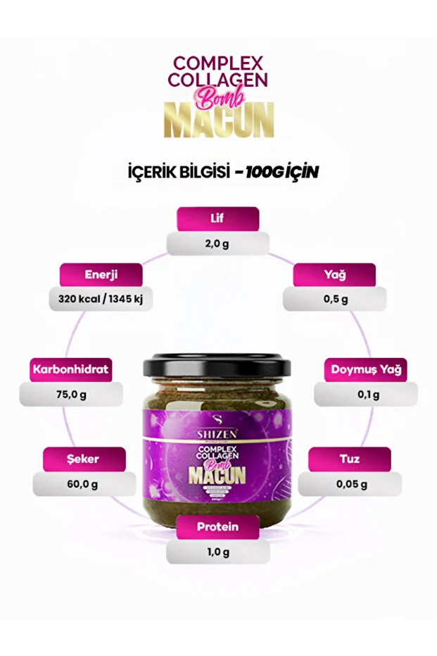 Shizen Kozmetik Complex Collagen Bomb Macun
