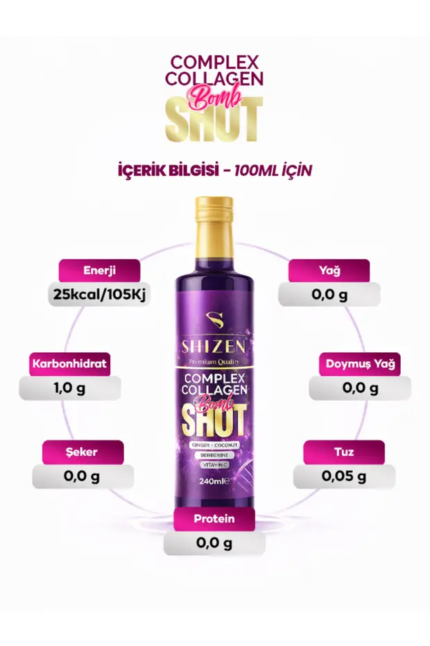 Shizen Kozmetik Complex Collagen Bomb Shot