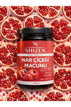 Shizen Nar Çiçeği Macunu 240g Bitkisel Karışım Hibiskus Pancar İçerikli Doğal Macun