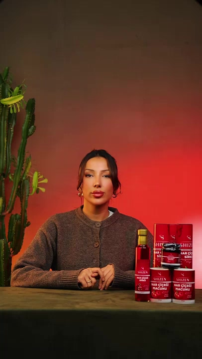 Shizen Nar Çiçeği Sirkesi 330 ml Doğal Fermente Hibiskus Pancar İçerikli Bitkisel Sirke