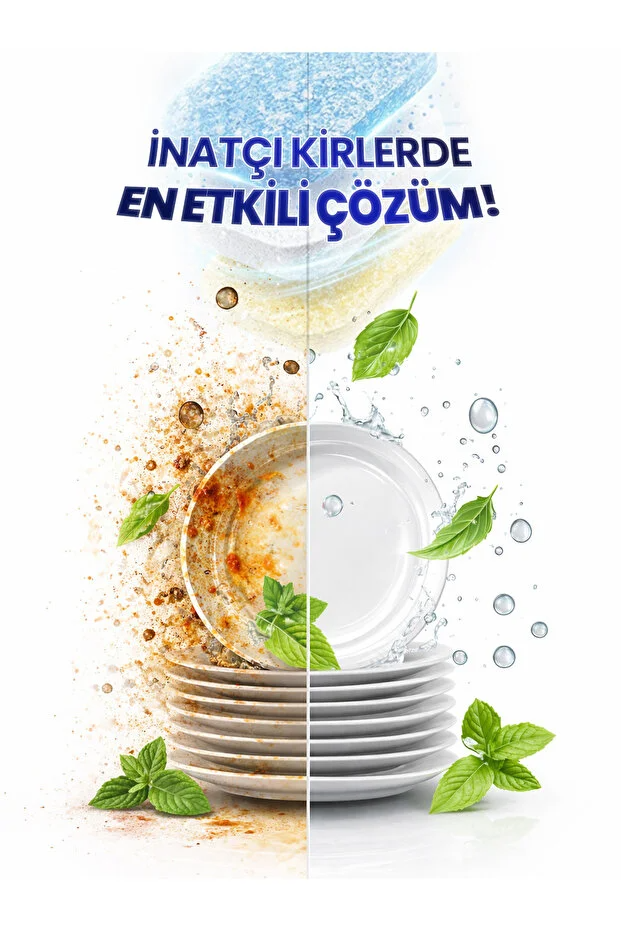 Care CleanX 40’Lı Bulaşık Makinesi Tableti (40Tablet) Hepsi Bir Arada Güçlü Temizlik